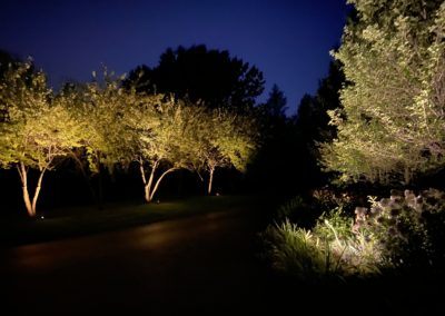 Outdoor Garden Lightning Installation