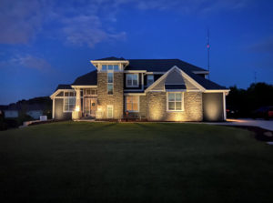 Outdoor Residential Lightning Installation by Twilight Solutions