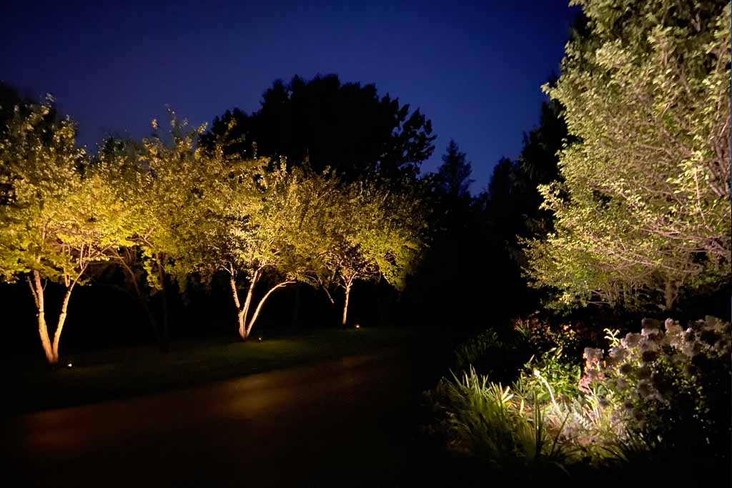 Landscape lighting by twilight