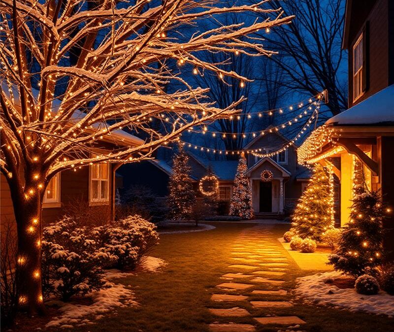 Twilight Solutions | Transform Your Yard into a Winter Wonderland with Stunning Christmas Outdoor Lighting